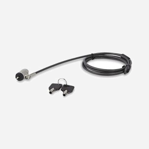 StarTech.com LTLOCKKEY - Câble de Sécurité à Clé pour Ordinateur Portable 2m, Tête en Alliage Zinc, Compatible Kensington K-Slot, 2 Clés Fournies - Miniature 4