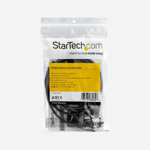 StarTech.com LTLOCKKEY - Câble de Sécurité à Clé pour Ordinateur Portable 2m, Tête en Alliage Zinc, Compatible Kensington K-Slot, 2 Clés Fournies - Miniature 5