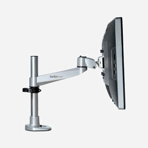 StarTech.com ARMPIVOTB2 - Bras de Bureau Aluminium Articulé pour Écran 12"-34" VESA 75x75/100x100 - Charge Max 14kg - Inclinaison -15°/+90° - Miniature 3