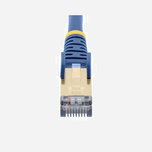 StarTech.com Câble Ethernet Cat6a 7m Bleu S/UTP (STP) RJ45 Mâle-Mâle Contacts Or 50µ Câblage 10GBase-T 500 MHz Cuivre AWG26 - Miniature 3