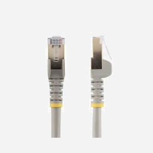 StarTech.com Câble Ethernet Cat6a 10m Gris S/UTP (STP) RJ45 Mâle-Mâle Cuivre 26 AWG 500MHz 10GBase-T PoE Contacts Or Sans Accroc - Miniature 1