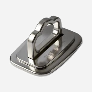StarTech.com Ancrage de Sécurité Universel LTANCHORL - Acier Argent 47x67x31mm, Anneau Large 35x19mm, Vis et Adhésif Inclus, Certification REACH/CE/RoHS/TAA - Miniature 2