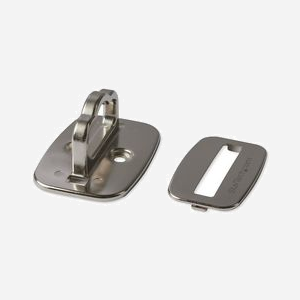 StarTech.com Ancrage de Sécurité Universel LTANCHORL - Acier Argent 47x67x31mm, Anneau Large 35x19mm, Vis et Adhésif Inclus, Certification REACH/CE/RoHS/TAA