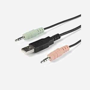 StarTech.com Commutateur KVM 2 ports HDMI 4K 60Hz USB avec Audio 3.5mm SV211HDUA4K, résolution max 3840x2160, compatible Windows/macOS - Miniature 3