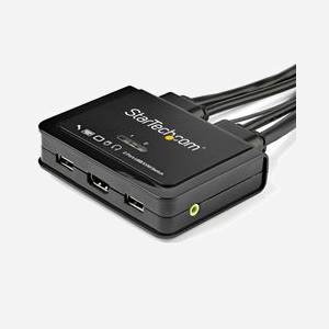 StarTech.com Commutateur KVM 2 ports HDMI 4K 60Hz USB avec Audio 3.5mm SV211HDUA4K, résolution max 3840x2160, compatible Windows/macOS - Miniature 2