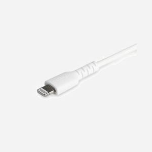 StarTech.com Câble USB-C vers Lightning 2m Blanc, Fibre Aramide, TPE, USB 2.0 480 Mbit/s, Blindage EMI, Apple MFi - RUSBCLTMM2MW - Miniature 3
