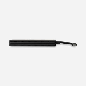 StarTech.com Boîtier Externe USB-C 3.2 Gen 2 pour SSD M.2 SATA (2242/2260/2280) - JMS580 - Aluminium - Câble Intégré - Compatible Windows/macOS/Linux - Miniature 3