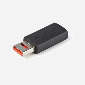 StarTech.com Adaptateur USB-A Data Blocker - Charge Seule - 5V 2.4A (12W) - USB 2.0 - Protection contre Transfert de Données