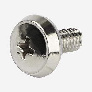 StarTech.com CABSCRWS1224 Vis 12-24 pour Rack Serveur, Acier Plaqué Nickel, Tête Bombée, Longueur 16.5mm, Pack de 50, RoHS, REACH - Miniature 2