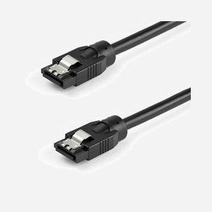 StarTech.com Câble SATA III 0.3m, Connecteurs 7-Pin Mâle/Mâle Droit, 6Gbps, AWG 30, RoHS, CE, REACH - SATRD30CM
