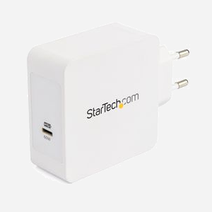 StarTech.com Chargeur USB-C 60W Power Delivery - Adaptateur Secteur Mural Universel - USB Type-C, 5-20V, 3A - Câble USB-C 2m Inclus - Certifié USB-IF/CE - Miniature 3
