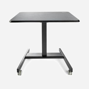 StarTech.com STSCART2 : Bureau Mobile Ergonomique Assis-Debout 60x80cm, Hauteur Réglable 74-115cm, 4 Roues avec Freins, Charge Max. 30kg - Miniature 5