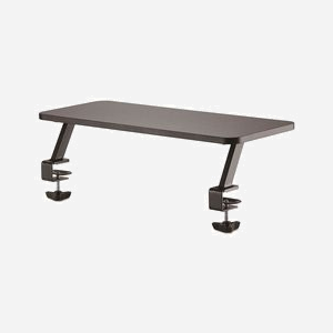 StarTech.com MNRISERCLMP Rehausseur Écran PC Bureau avec Pince - Support jusqu'à 32", 20kg - 650x260mm - Acier Noir - Compatible bureau jusqu'à 33mm - Miniature 2