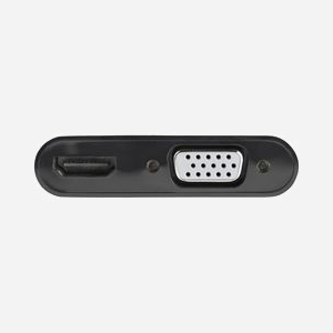 StarTech.com Adaptateur DisplayPort 1.2 vers HDMI 2.0/VGA, 4K 60Hz, HDCP 1.4/2.2, ITE Tech IT6564, Support HDR, Noir, Windows/macOS - Miniature 4