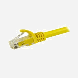 StarTech.com Câble Patch CAT6 UTP 1.5m RJ45 M/M, Conducteur Cuivre, Contacts Or, 24 AWG, Gigabit Ethernet, PoE, Jaune - Miniature 2