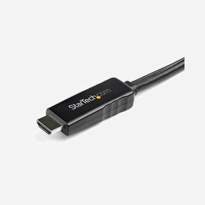 StarTech.com Câble Adaptateur HDMI 1.4 vers DisplayPort 1.2 3m - 4K 30Hz - Alimentation USB - Chipset MegaChips STDP2600 - Audio 7.1 - Noir - Miniature 3