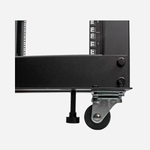 StarTech.com Rack Serveur Mobile 8U 4 Montants 19" Réglable (56-100cm), Charge 544kg, Acier, Roulettes, Pieds, EIA/ECA-310-E, 4POSTRACK8U - Miniature 2