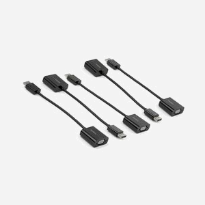 StarTech.com Adaptateur DisplayPort 1.2 vers VGA (x5) - Résolution max. 2048x1280, 1080p, 60Hz, connecteurs mâle/femelle, longueur 0.1m - Miniature 1