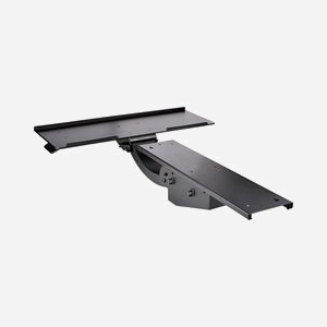 StarTech.com Support Clavier Coulissant KBTRAYADJ2 - 670x255mm, Ajustable Hauteur 340mm, Pivotement ±180°, Inclinaison +15°/-13°, Acier, Charge 2kg - Miniature 2