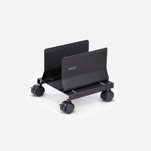 StarTech.com CPUMOBILESTND - Support Mobile CPU Tower, Réglable 132-220mm, Charge 21kg, Acier, 4 Roues, Montage Vissé, Noir, Dimensions 260x257x270mm