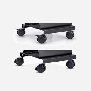 StarTech.com CPUMOBILESTND - Support Mobile CPU Tower, Réglable 132-220mm, Charge 21kg, Acier, 4 Roues, Montage Vissé, Noir, Dimensions 260x257x270mm - Miniature 5