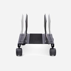 StarTech.com CPUMOBILESTND - Support Mobile CPU Tower, Réglable 132-220mm, Charge 21kg, Acier, 4 Roues, Montage Vissé, Noir, Dimensions 260x257x270mm - Miniature 4