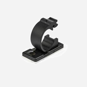 StarTech.com CBMCC2 : Lot 100 Pinces Adhésives Nylon Noir UL94V-2, Diamètre Max. 12mm, Adhésif 3M, Dimensions 35x17x19mm, RoHS - Miniature 2