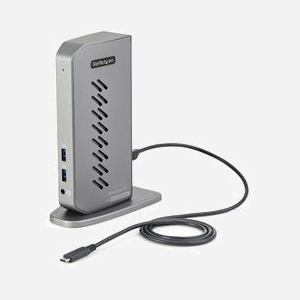 StarTech.com Dock USB-C/USB-A DK30A2DHUUE : Station d'accueil hybride USB 3.0, Double 4K 60Hz HDMI/DisplayPort, 6x USB-A, GbE, Windows/macOS/Linux - Miniature 5
