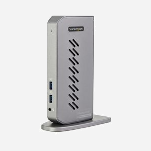 StarTech.com Dock USB-C/USB-A DK30A2DHUUE : Station d'accueil hybride USB 3.0, Double 4K 60Hz HDMI/DisplayPort, 6x USB-A, GbE, Windows/macOS/Linux - Miniature 1