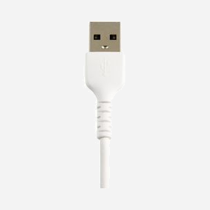StarTech.com Câble USB-A vers Lightning 0.3m, Fibre Aramide, TPE, USB 2.0, 480 Mbit/s, Blanc - RUSBLTMM30CMW - Certifié Apple MFi - Miniature 5