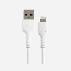StarTech.com Câble USB-A vers Lightning 0.3m, Fibre Aramide, TPE, USB 2.0, 480 Mbit/s, Blanc - RUSBLTMM30CMW - Certifié Apple MFi - Miniature 3