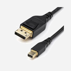 StarTech.com Câble Mini DisplayPort vers DisplayPort 1.4 M/M - 1m - 8K 60Hz HDR HBR3 - UHD 4K 120Hz - 34 AWG - VESA Certified