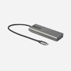 StarTech.com DKT31CMDPHPD: Adaptateur USB-C vers HDMI 4K60Hz/Mini DisplayPort, Hub 4 Ports USB 3.2 Gen 2 10Gbps, 100W Power Delivery, Câble 30cm - Miniature 3
