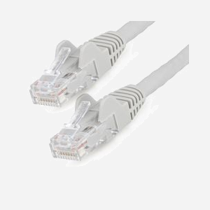 StarTech.com N6LPATCH50CMGR : Câble réseau Cat6 U/UTP (UTP) 0.5m, Gris, LSZH, Conducteur Cuivre, 10GBase-T, 650MHz, PoE 100W, Contacts Or