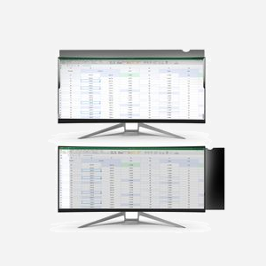 StarTech.com PRIVSCNMON34W Filtre de confidentialité 34" 21:9 antireflet réversible (mat/brillant) Angle de vue +/-30° Réduction lumière bleue 40-51% - Miniature 4