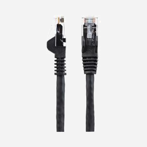 StarTech.com Câble Ethernet CAT6 7m Noir - U/UTP LSZH - 10GbE 650MHz 100W PoE - RJ45 Mâle - Cuivre 24AWG - Vérifié ETL - Miniature 3