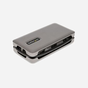 StarTech.com DKT31CDHPD3: Adaptateur Multiport USB-C vers HDMI 4K60Hz/DP 1.4, Hub 3x USB 3.2 Gen 2 (2A 1C), GbE, USB Power Delivery 100W, Câble 32cm - Miniature 3