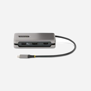 StarTech.com DKT31CDHPD3: Adaptateur Multiport USB-C vers HDMI 4K60Hz/DP 1.4, Hub 3x USB 3.2 Gen 2 (2A 1C), GbE, USB Power Delivery 100W, Câble 32cm - Miniature 5