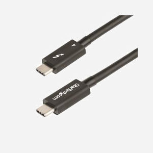 StarTech.com Câble Thunderbolt 4 50cm 40Gbps 100W Power Delivery - Vidéo 8K - Compatible Thunderbolt 3, USB4, USB-C, DisplayPort 1.4a - Miniature 1