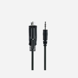StarTech.com Câble Série RS232 DB9 Mâle vers 3.5mm Mâle - 1m - Broches 2/3/5 - AWG28 - PVC Noir - Pour calibration projecteurs et enseignes numériques - Miniature 2