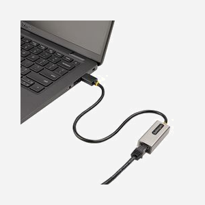 StarTech.com Adaptateur USB 3.0 vers Gigabit Ethernet, RJ45 10/100/1000 Mbps, Chipset Realtek RTL8153, Câble 30cm, Support Windows/macOS/Linux - Miniature 2