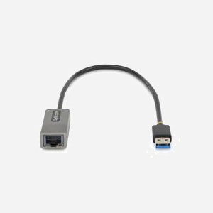 StarTech.com Adaptateur USB 3.0 vers Gigabit Ethernet, RJ45 10/100/1000 Mbps, Chipset Realtek RTL8153, Câble 30cm, Support Windows/macOS/Linux - Miniature 4