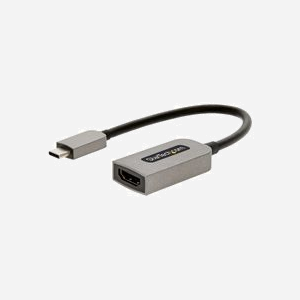 StarTech.com Adaptateur USB-C vers HDMI 4K 60Hz HDR10 (USBC-HDMI-CDP2HD4K60) - USB Type-C Mâle vers HDMI 2.0b, Résolution max 4096x2160, Gris