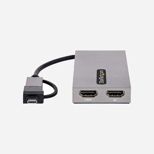 StarTech.com Adaptateur USB vers Dual HDMI, USB-A/C vers 2 écrans (4K30Hz + 1080p), Chipset SM768, Compatible Windows/macOS/ChromeOS, 8GB DDR3 - Miniature 3