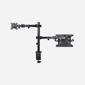 StarTech.com Support Bureau Articulé VESA pour Écran jusqu'à 34" et Ordinateur Portable 9.4"-16.5" (4.5kg), Montage Pince, Inclinaison +/-45°, Rotation 360° - Miniature 4