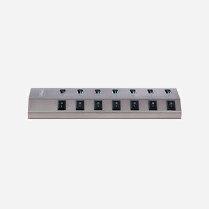 StarTech.com Hub USB-C/A 3.2 Gen 1 7 Ports Auto-Alimenté 5Gbps avec Switch Individuel BC 1.2 - Chipset VIA VL817 & Câbles 1m Inclus - Miniature 3