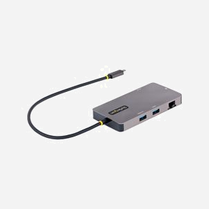 StarTech.com Adaptateur USB-C Multiport Dual HDMI 4K 60Hz, Hub USB-A 5Gbps, Power Delivery 100W, GbE, SD/MicroSD, câble 30cm - Miniature 2