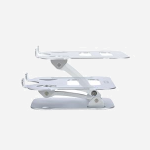 StarTech.com ADJ-LAPTOP-RISER : Support de Bureau Ergonomique Pliable Aluminium Argenté pour Ordinateur Portable jusqu'à 10kg, Hauteur Ajustable (jusqu'à 12cm), 226x269x50mm - Miniature 5