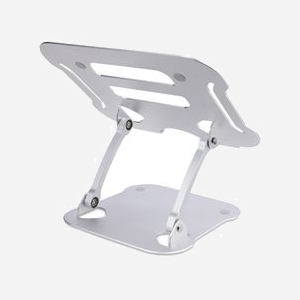 StarTech.com ADJ-LAPTOP-RISER : Support de Bureau Ergonomique Pliable Aluminium Argenté pour Ordinateur Portable jusqu'à 10kg, Hauteur Ajustable (jusqu'à 12cm), 226x269x50mm - Miniature 2