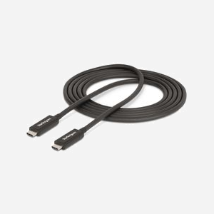 StarTech.com A40G2MB-TB4-CABLE Câble Thunderbolt 4 Actif 2m, 40 Gbit/s, USB Power Delivery 100W, vidéo 8K 60Hz, compatible Thunderbolt 3/USB4, noir - Miniature 5